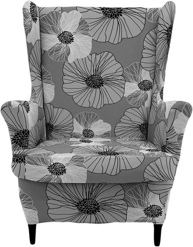 Piece wingback chair - 2,