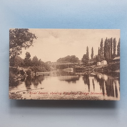 Shrewsbury postcard c1910 - shrewsbury,