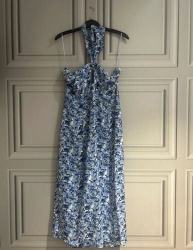 Qed london halter neck blue - london,