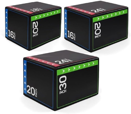 Plyometric jump box soft foam - box,
