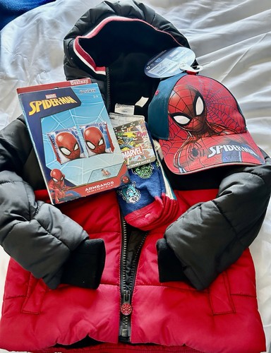 Spider man puffer - coat,
