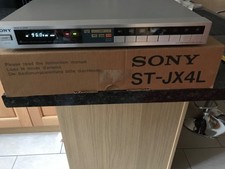 Sony stjx4l tuner in box without plug silver  in excellent condtion no scratches