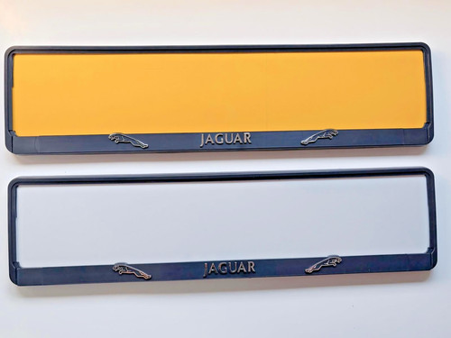 Jaguar number plate holder - number,