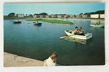 VINTAGE POSTCARD SOMERSET HOLIMARINE BURNHAM-ON-SEA POSTED 1968