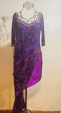 Vintage Ballroom Latin competition dress- Custom Made-preowned