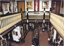 Postcard Building Wood Tire Baluster Stairs Wheel Handrail Event Chair AA06489