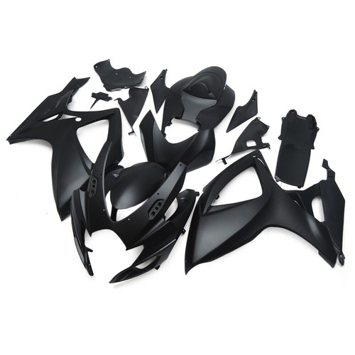 Matte black plastic fairings - matte,