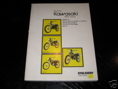 Repair manual kawasaki 100 - repair, /