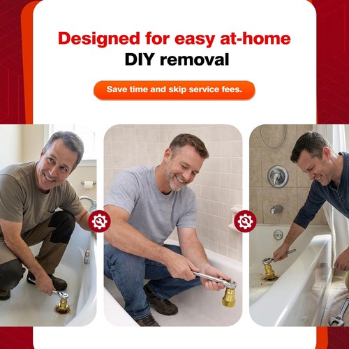Tub drain extractor and socket - and,