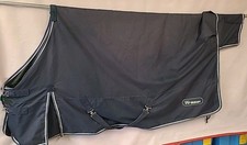 John Whitaker 0g  Turnout rug 6'6”. Navy Blue.(Ref:145G)