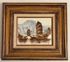 Framed And Matted Original Oil