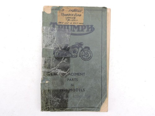 Original 1950 triumph parts - 1950,