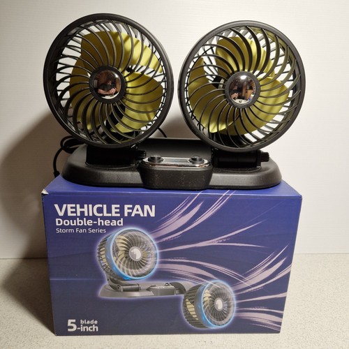 Cooling fan two head - cooling, rotating