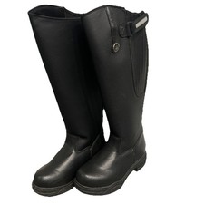 Mountain Horse Women 7 Rimfrost Rider III Insulated Riding Boot Black Equestrian