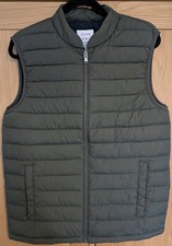 Khaki Green Puffa Vest Body Warmer Small John Lewis Gilet