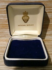 Vintage British Legion National Service Medal Box