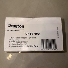 Drayton TRV4 Classic Thermostatic Radiator Valve With Lockshield 0705190