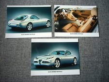 Alfa Romeo Nuvola press photos x3, 1990s, rare & original, excellent
