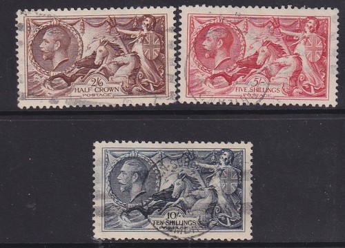 Sg450 452 1934 seahorse - sg450-452, set