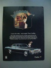 1979 Cadillac Car Ad - Luxury for Today and Tonight