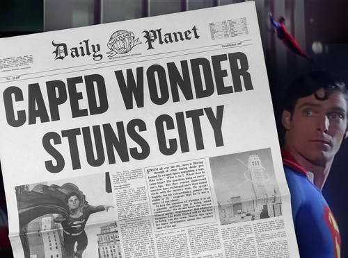 1978 superman real newspaper - 1978,