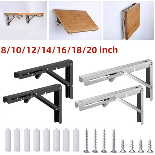 Folding shelf brackets - folding,