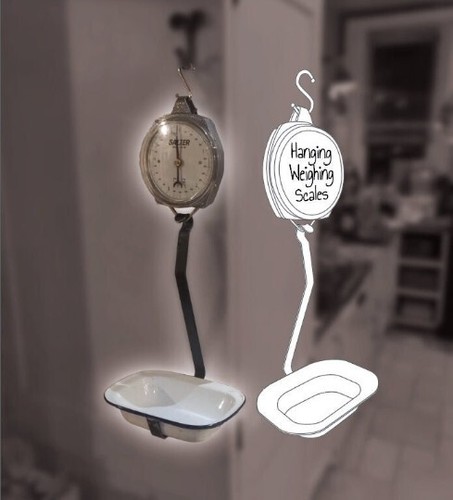 Traditional hanging kitchen