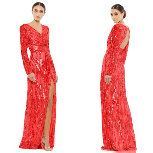 Mac duggal size open back - size,