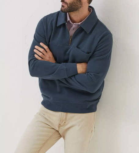Fat face mens newlyn zip - face, neck