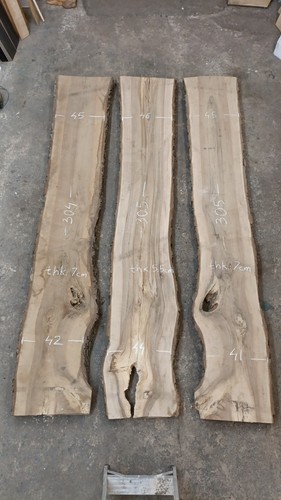 Walnut slab board 304cm live - slab,