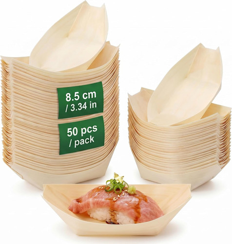 Wood boat plate 50pcs 3in - boat,