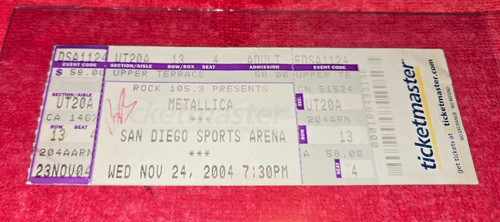 Full concert ticket for - concert,