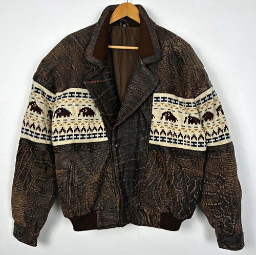 Men brown bomber - brown, jacket