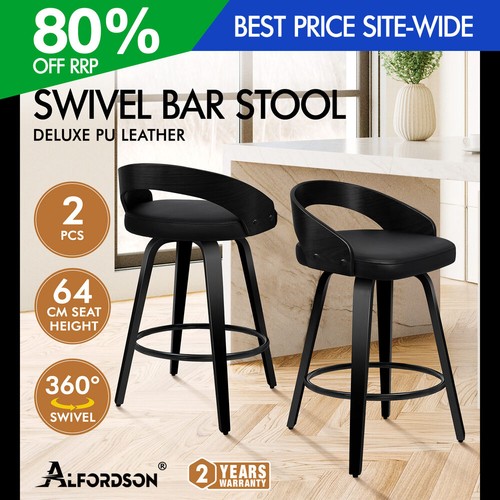 Alfordson bar stools swivel - 2x,
