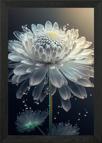 Chrysanthemum framed wall art - chrysanthemum,