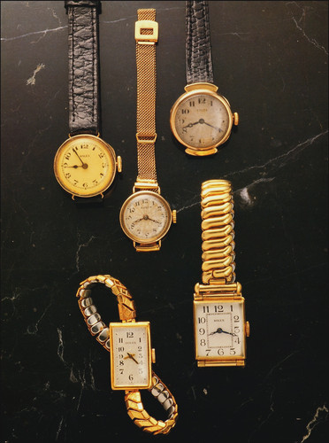 1989 vintage print - rolex, gold