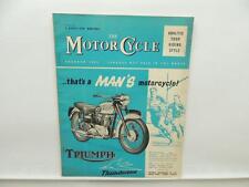 August 21 1958 Motorcycle