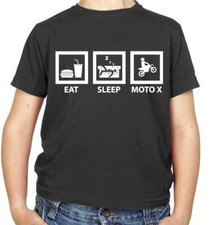 Eat Sleep Moto X Kids T-Shirt - Motocross - Dirt Bike - Motorbike - Bike