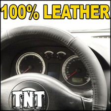 Black LEATHER Steering Wheel