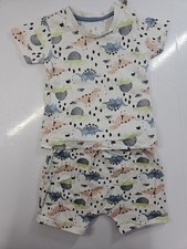 Dinosaur Shorts And Tshirt Outfit / Baby Boy Clothes / Summer / 9-12 Months