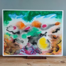 Bright Abstract Gouache