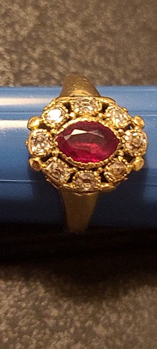 Vintage gold ruby - vintage,