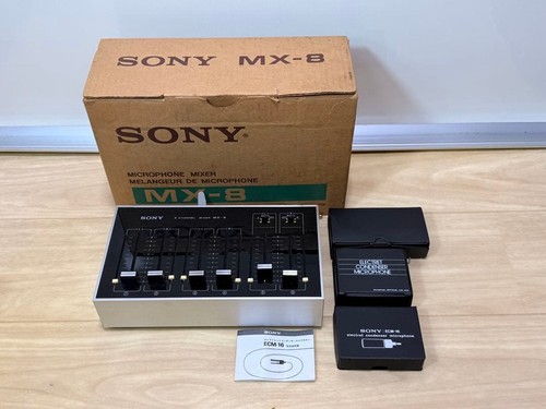 Sony 6ch microphone mixer - sony, mx-8