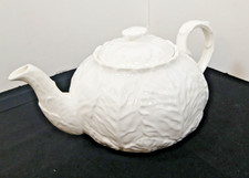 White Coalport Countryware Cabbage Teapot