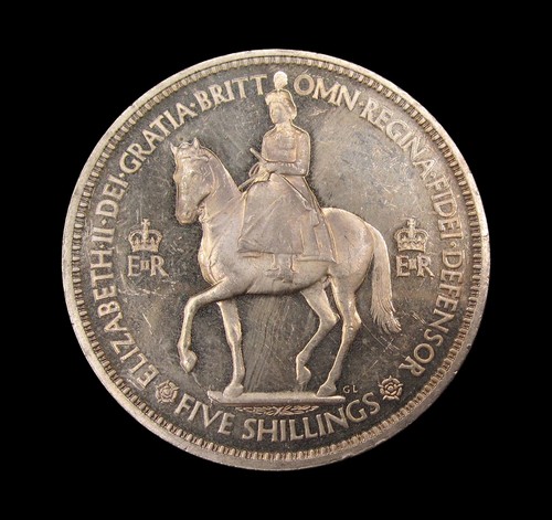 Elizabeth 1953 proof crown - elizabeth,