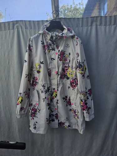 Joules grey floral - joules, hooded