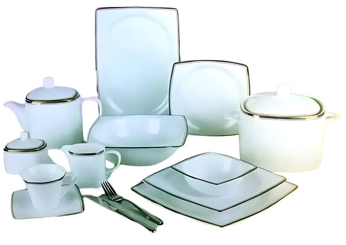 61pcs english bone china - 61pcs,