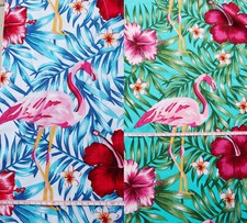 SEWING MATERIAL PINK FLAMINGO