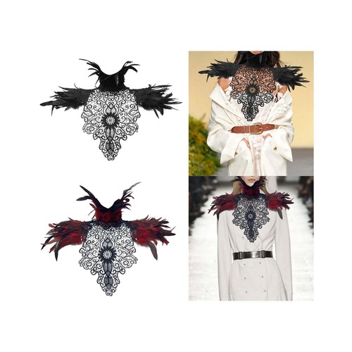 Artificial feather shrug shawl - feather,