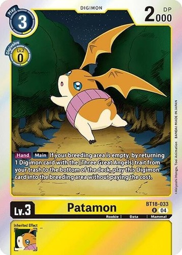 Digimon patamon bt18 033 - digimon,